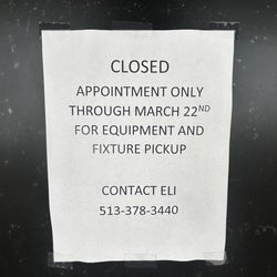 Cliff Hardware & Paint Supply - Actually, this is way past march 22. So it might be too late to make an appointment to pick up fixtures as well.
