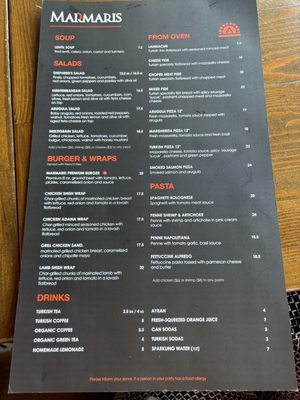 Menu photo 1 Tosun Edgewater, NJ