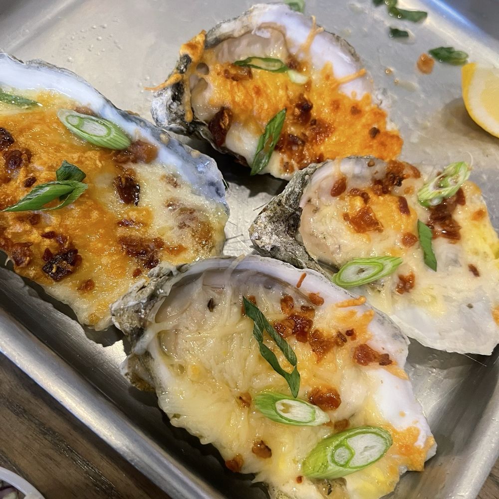 Grilled oysters Grilled oysters