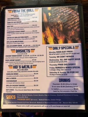 Menu photo 1 Wingman Grill Pensacola, FL
