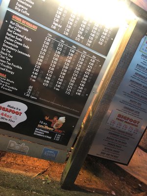 Menu photo 2 BigFoot Java Seatac, WA