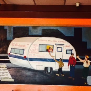 El Michoacano - a painting of a caravan - Mexican Near Me - Sacramento, California El Michoacano - a painting of a caravan - Mexican Near Me - Sacramento, California