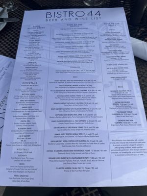 Menu photo 1 Bistro 44 Northport, NY