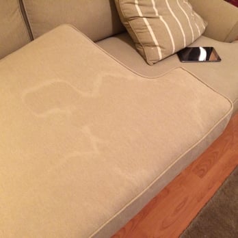 Huge White Spots On My Couch Cushions After Being Dry Cleaned By