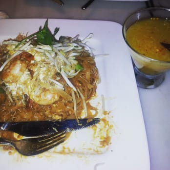 Asian Mint - Pad Thai with manage fusion chilly Martini - Thai Near Me - Dallas, Texas