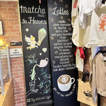 Rekindle Coffee - Latte flavors - Cafes Near Me - Orange, California