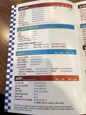 Menu photo 4 Aroma Joe's Pompano Beach, FL Menu photo 4 Aroma Joe's Pompano Beach, FL