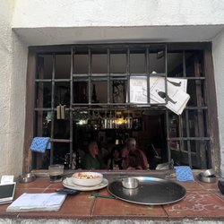 Saint Germain - This is a peak to the inside from the outdoor patio