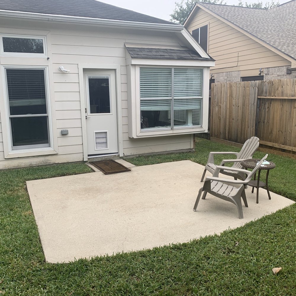 My Clean Cans & More - This is the finished patio - Pressure Washers Near Me - Houston, Texas My Clean Cans & More - This is the finished patio - Pressure Washers Near Me - Houston, Texas
