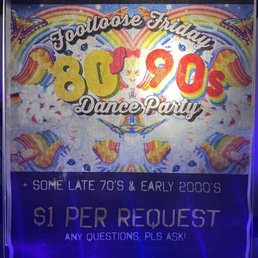 Can request music for a small fee.