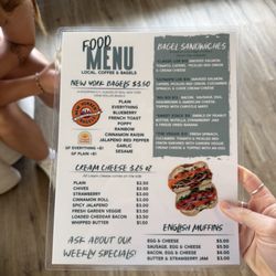 Food menu