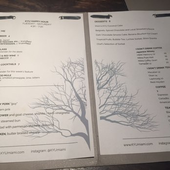 Kyu - Asian Fusion Near Me - Miami, Florida