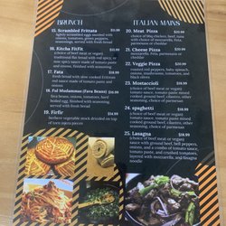 Dahlak Eritrean Restaurant & Bar - Second part of the food menu