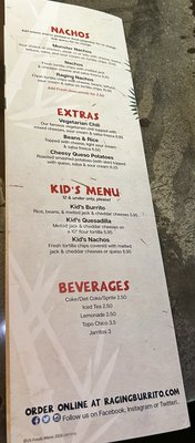 Menu photo 1 Raging Burrito Decatur, GA Menu photo 1 Raging Burrito Decatur, GA