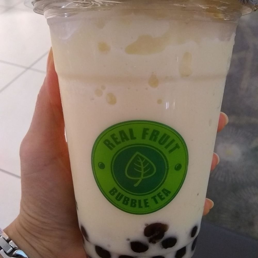 Real Fruit Bubble Tea - Small Pina Colada Smoothie with tapioca $6.77 taxes in. - Bubble Tea Near Me - Nepean, Ontario