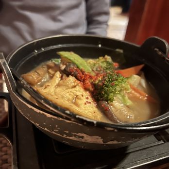 HanGawi - Spicy Tofu Clay Pot in Ginger Stew - Vegetarian Near Me - New York, New York HanGawi - Spicy Tofu Clay Pot in Ginger Stew - Vegetarian Near Me - New York, New York