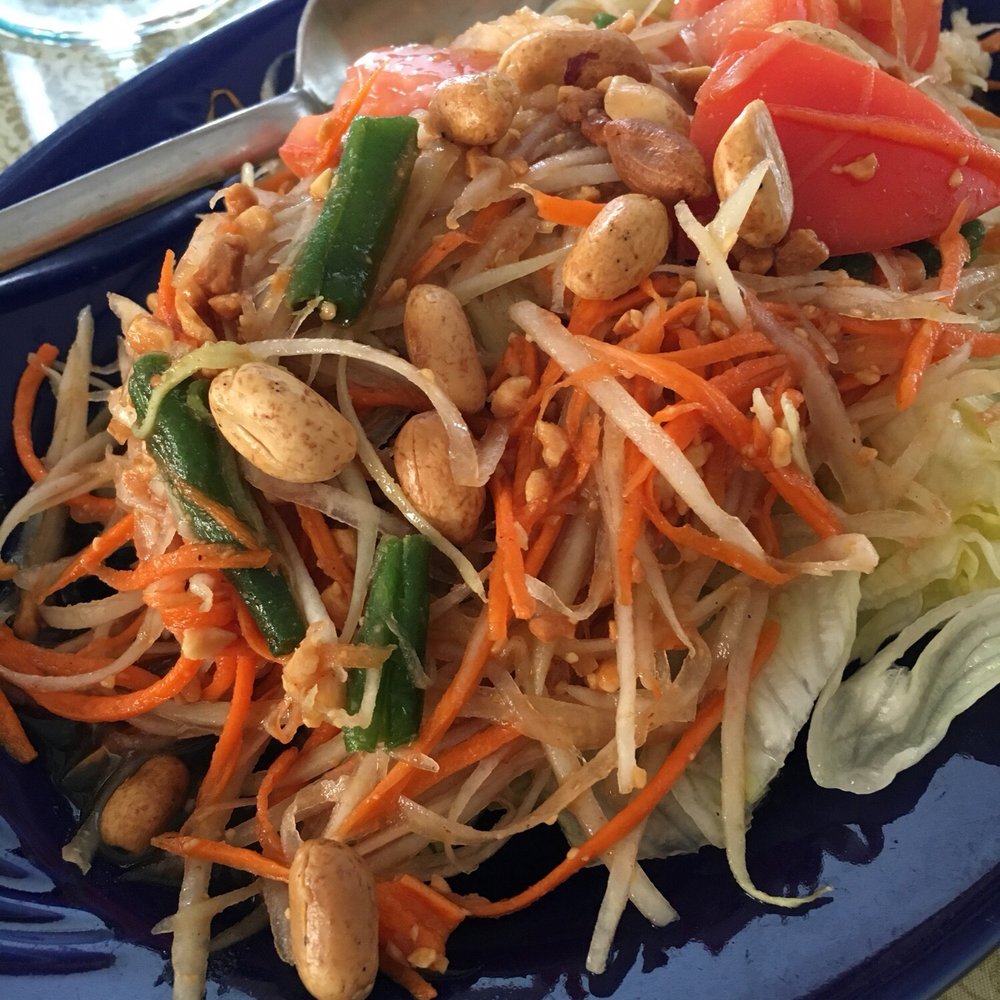 Thai House - Green papaya salad - Thai Near Me - Red Bluff, California Thai House - Green papaya salad - Thai Near Me - Red Bluff, California