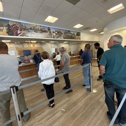Wells Fargo Bank - I've only got this far and been in line 25 minutes