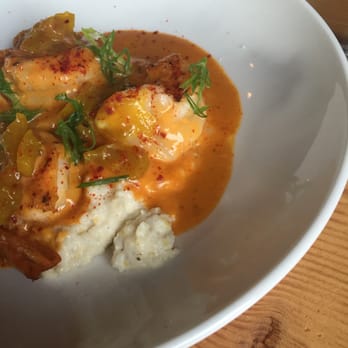 Tinker Street - Shrimp with grits- each flavor uniquely balanced and yet perfect together - Wine Bars Near Me - Indianapolis, Indiana Tinker Street - Shrimp with grits- each flavor uniquely balanced and yet perfect together - Wine Bars Near Me - Indianapolis, Indiana