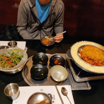 Sikgaek - Half fried chicken and cheese dakgalbi - Korean Near Me - Mississauga, Ontario