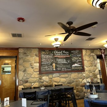 Colonial Pizza & Spaghetti House - Posted sign with specials and drinks! - Pizza Near Me - Easton, Pennsylvania