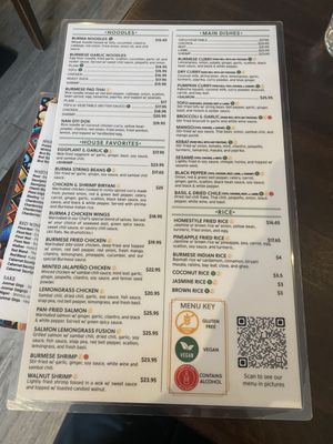 Menu photo 1 Burma 2 Walnut Creek, CA