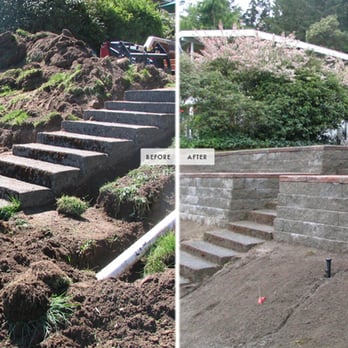 Garland Landscape LLC - the steps and steps of a retaining wall - Landscaping Near Me Garland Landscape LLC - the steps and steps of a retaining wall - Landscaping Near Me