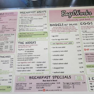 Menu photo 6 Bagelworks Boca Raton, FL