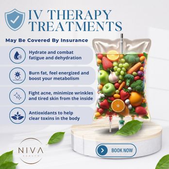 Niva Health - IV Therapy Treatments That May Be Covered By Your Insurance! Sign up Today! - Pain Management Near Me - Novi, Michigan Niva Health - IV Therapy Treatments That May Be Covered By Your Insurance! Sign up Today! - Pain Management Near Me - Novi, Michigan