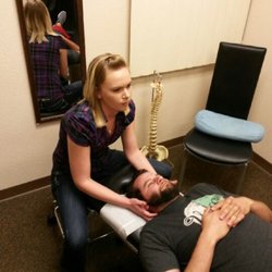 Ferguson Chiropractic & Wellness - Dr. Ferguson evaluating a patient