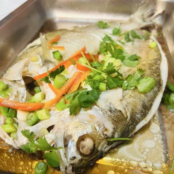 Sichuan Spicy Factory - 51. Steamed Sea Bass/ - Chinese Near Me - Chino, California Sichuan Spicy Factory - 51. Steamed Sea Bass/ - Chinese Near Me - Chino, California