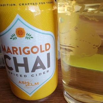 Ash & Elm Cider - The very refreshing and flavorful Marigold Chai Cider! - Cideries Near Me - Indianapolis, Indiana Ash & Elm Cider - The very refreshing and flavorful Marigold Chai Cider! - Cideries Near Me - Indianapolis, Indiana