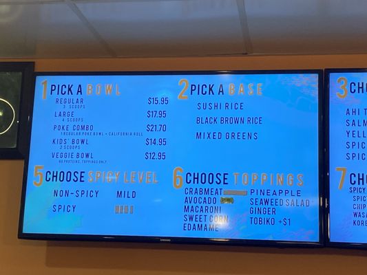 Menu photo 5 Poke Xpress Milpitas, CA