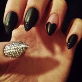 LA Nails - This was the photo I brought in of what I wanted minus the Bling on the thumb. Should be no problem right...? Wrong. - Nail Salons Near Me - Norfolk, Virginia LA Nails - This was the photo I brought in of what I wanted minus the Bling on the thumb. Should be no problem right...? Wrong. - Nail Salons Near Me - Norfolk, Virginia