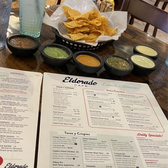 Eldorado Cafe - Salsa Sampler - Mexican Near Me - Austin, Texas Eldorado Cafe - Salsa Sampler - Mexican Near Me - Austin, Texas