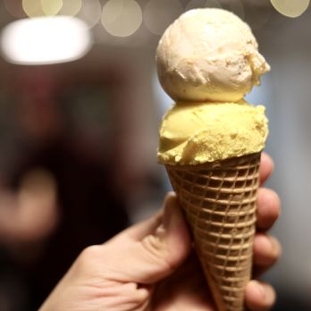 Garden Creamery - Ken's Korner (top) and Saffron Rose (yellow, bottom) - Ice Cream & Frozen Yogurt Near Me - San Francisco, California Garden Creamery - Ken's Korner (top) and Saffron Rose (yellow, bottom) - Ice Cream & Frozen Yogurt Near Me - San Francisco, California