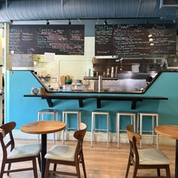 White Owl - Menu and counter