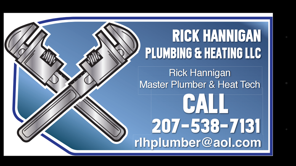 Slide of Rick Hannigan Plumbing& Heating