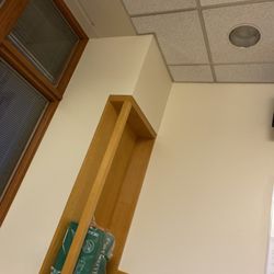University Hospitals Cleveland Medical Center - Part of a closet and part of a wall that doesn't not show ID