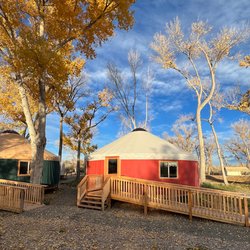 Secret Creek - Secret Creek, Colorado Yurts! See our display village.