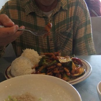 Sky Cafe - Kung pao chicken rice and black egg jook around $12 - Chinese Near Me - Daly City, California Sky Cafe - Kung pao chicken rice and black egg jook around $12 - Chinese Near Me - Daly City, California
