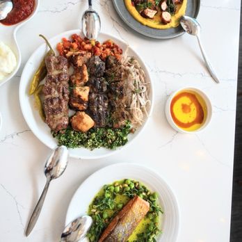 Zaytinya - Octopus, salmon, Kebab Platter - Greek Near Me - Washington, DC, District of Columbia