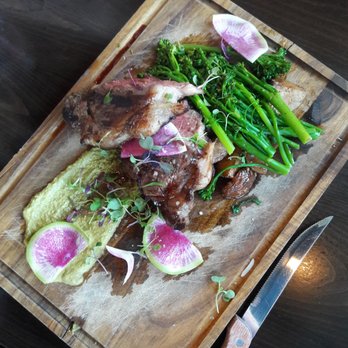 Woodblock - Steak and potatoes.  You can't go wrong.  #nomnomnom - Cocktail Bars Near Me - Redmond, Washington