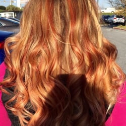 Evolve Salon - My hair after Melanie styled it