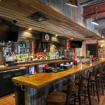 Cooper's Old Time Pit Bar-B-Que - Upstairs bar. - Barbeque Near Me - Austin, Texas