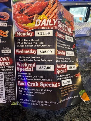 Menu photo 3 Red Crab Juicy Seafood - Durham Durham, NC Menu photo 3 Red Crab Juicy Seafood - Durham Durham, NC