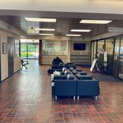 Burnaby Public Library - .. waiting area in foyer, main floor of the Rec Centre, handy to Library & Centre's Main Office.