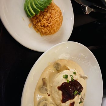 Javier's - Pollo a la Chipotle with Mexican rice- yummm - Mexican Near Me - Irvine, California Javier's - Pollo a la Chipotle with Mexican rice- yummm - Mexican Near Me - Irvine, California