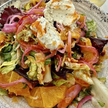 Mendocino Farms - Seasonal goat cheese salad. One of the best salads I've had in a while! - Sandwiches Near Me - Pasadena, California Mendocino Farms - Seasonal goat cheese salad. One of the best salads I've had in a while! - Sandwiches Near Me - Pasadena, California
