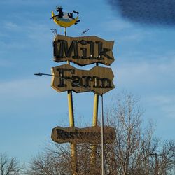 Milk Farm - The sign